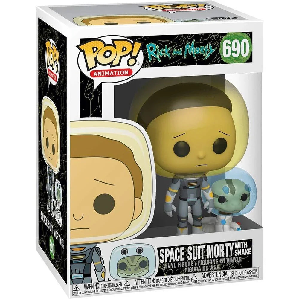 POP figure Rick & Morty Space Suit Morty with Snake Nerdscape