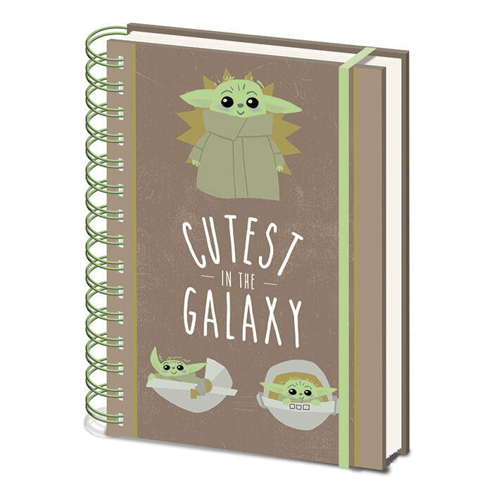 Star Wars Mandalorian Cutest in the Galaxy A5 notebok Nerdscape