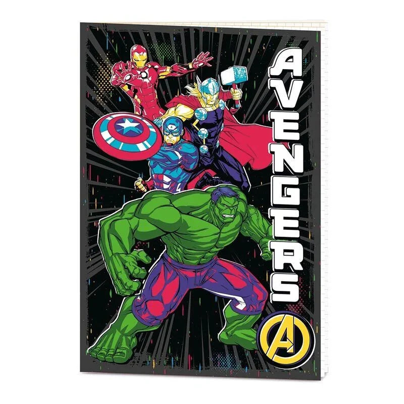 Marvel Avengers A5 workbooks Nerdscape