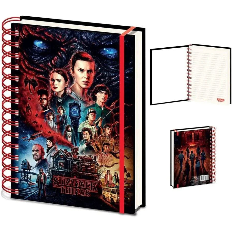 Stranger Things A5 notebook Nerdscape