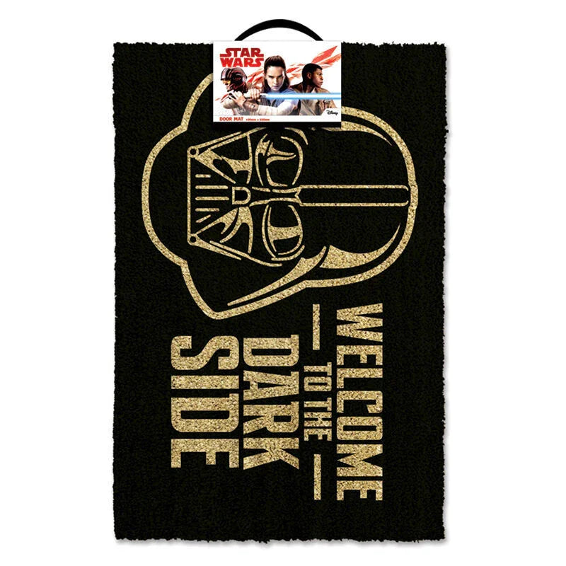 Star Wars Welcome To the Dark Darth Vader doormat Nerdscape