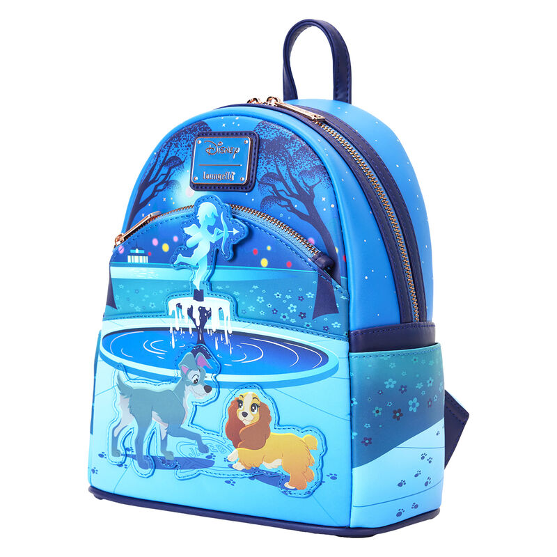 Loungefly Disney The Lady and the Tramp 70th Anniversary backpack 26cm Nerdscape