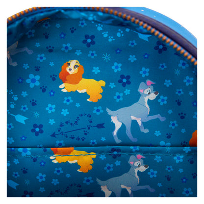 Loungefly Disney The Lady and the Tramp 70th Anniversary backpack 26cm Nerdscape