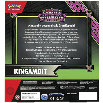 Spanish Pokemon Fabula Sombria Kingambit collectible card game box Nerdscape