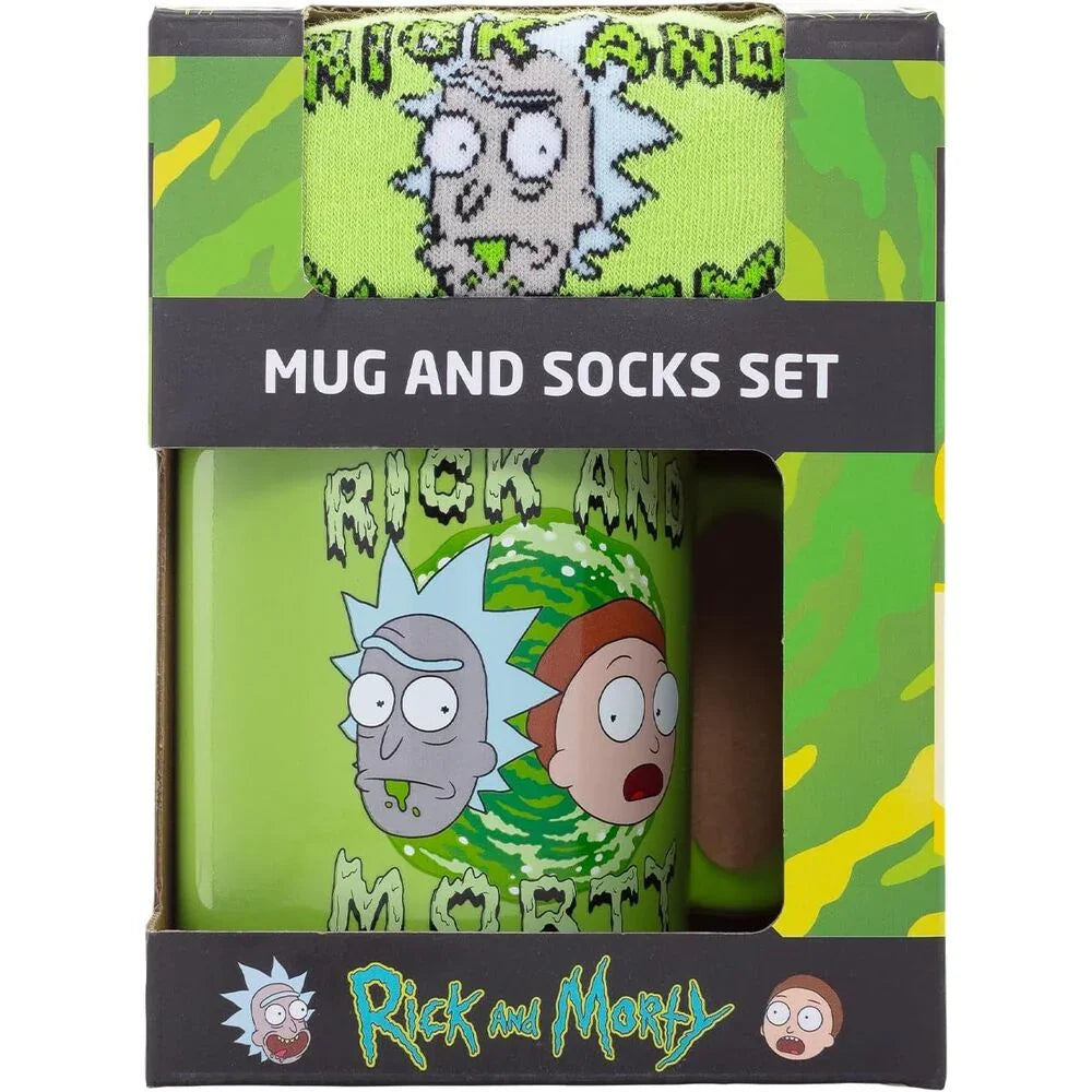 Rick & Morty Mug and Socks set Nerdscape