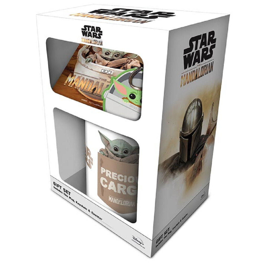 Star Wars Mandalorian Yoda the Child Mug + coaster and keychain set Nerdscape