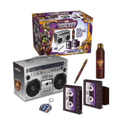 Marvel Guardians of the Galaxy Radiocassette stationari set Nerdscape