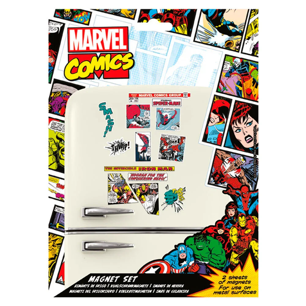 Marvel Retro Magnet set Nerdscape