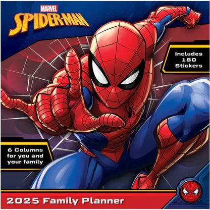 Marvel Spiderman Family planning calendar Nerdscape