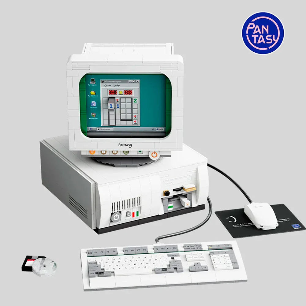 Retro Computer Construction Kit 1634pcs Nerdscape