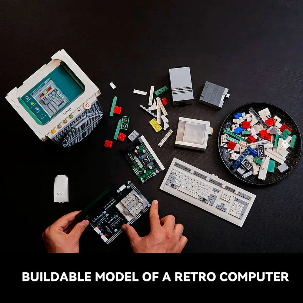 Retro Computer Construction Kit 1634pcs Nerdscape