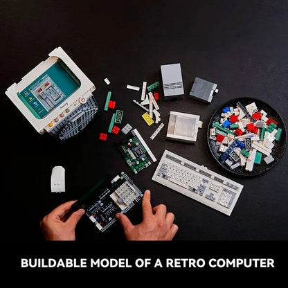 Retro Computer Construction Kit 1634pcs Nerdscape