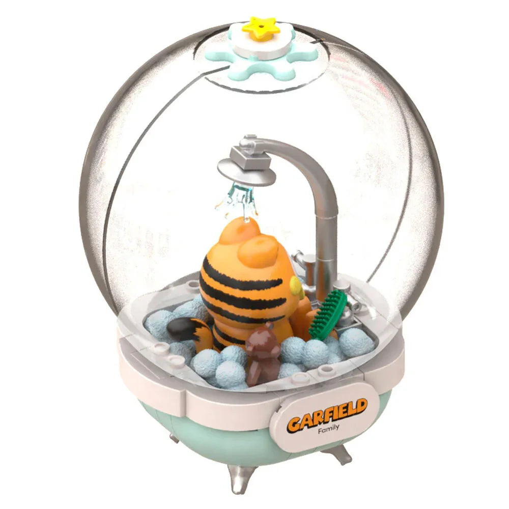 Garfield Cozy Bath Construction Kit 140pcs Nerdscape
