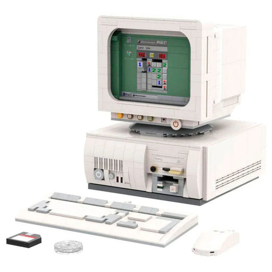 Retro Computer Construction Kit 1634pcs Nerdscape
