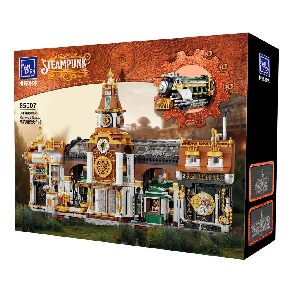Steampunk Railway Station Construction Kit 2788pcs Nerdscape