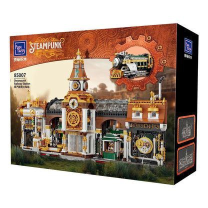 Steampunk Railway Station Construction Kit 2788pcs Nerdscape