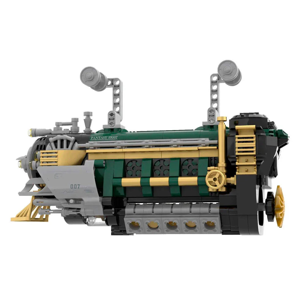 Steampunk Railway Station Construction Kit 2788pcs Nerdscape