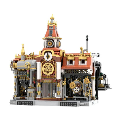 Steampunk Railway Station Construction Kit 2788pcs Nerdscape