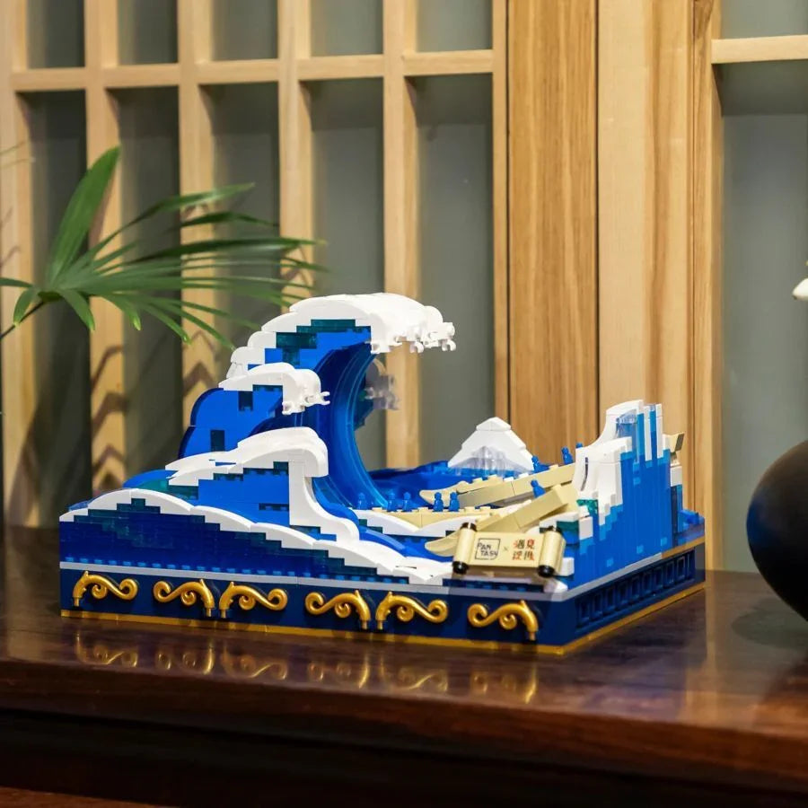 Kanagawa Surfing Construction Kit 1946pcs Nerdscape