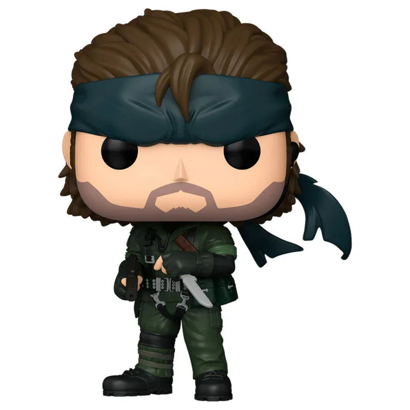 Funko Pop! Metal Gear Solid Naked Snake - Figura da Collezione Vinyl Nerdscape