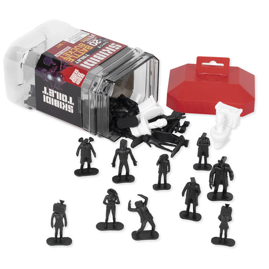 Skibidi Toilet Battle Bucket 20 figurines