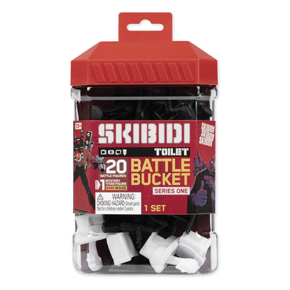 Skibidi Toilet Battle Bucket Serie Completa 20 Figure da Collezione - Nerdscape Nerdscape