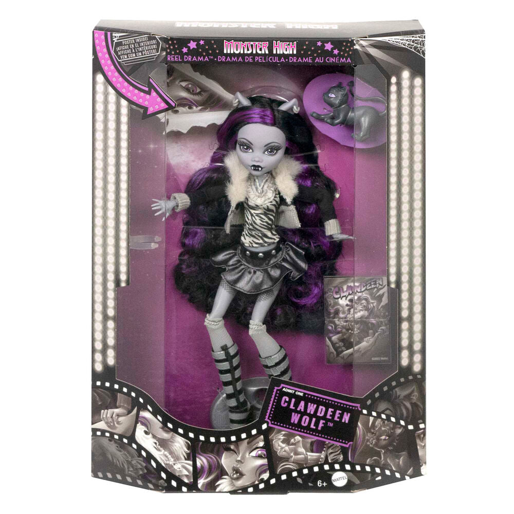 Monster High Reel Drama Clawdeen Wolf doll Nerdscape