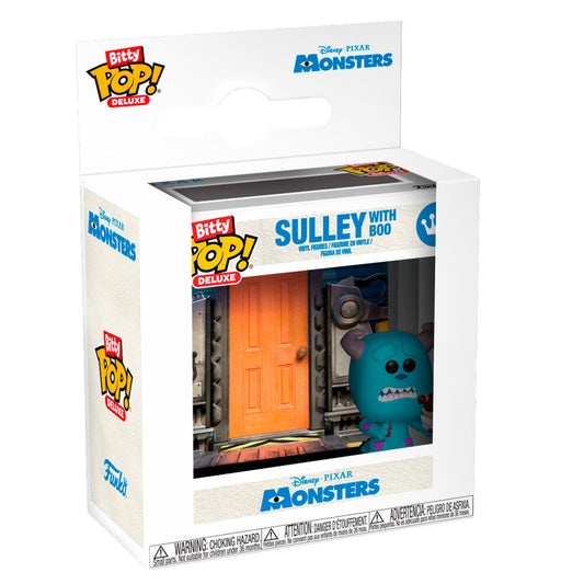 Figurine Bitty POP Deluxe Disney Pixar Monstres et Cie Sulley avec Bouh