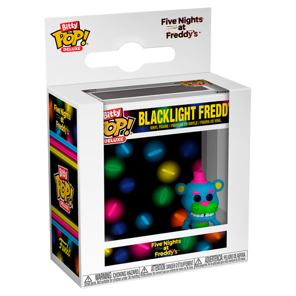 Funko Pop! Five Night's at Freddy's Blacklight Freddy - Figura da Collezione Vinyl Nerdscape
