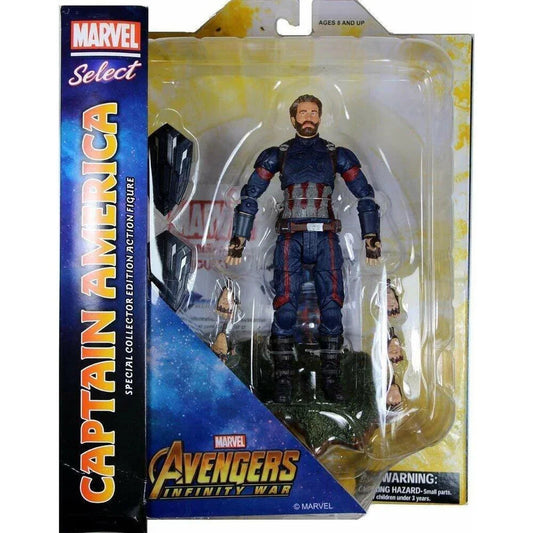 Marvel Avengers Captain America Articulated Figure 18cm - Figura da Collezione - Nerdscape Nerdscape