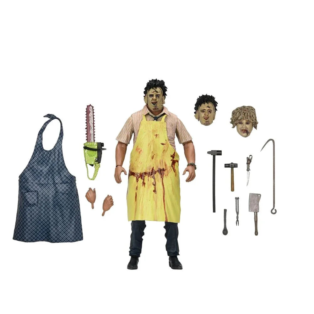 The Texas Chainsaw Massacre Leatherface 50th Anniversary Figura da Collezione 18cm - Nerdscape Nerdscape