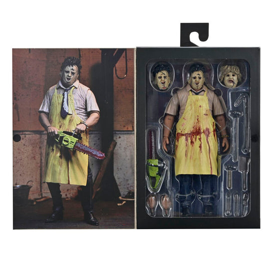 Figurine Leatherface du 50e anniversaire de Massacre à la tronçonneuse (18 cm)