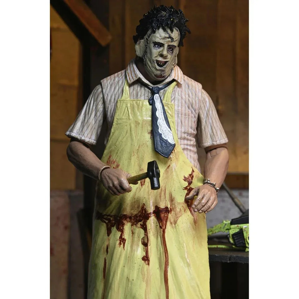 The Texas Chainsaw Massacre Leatherface 50th Anniversary Figura da Collezione 18cm - Nerdscape Nerdscape