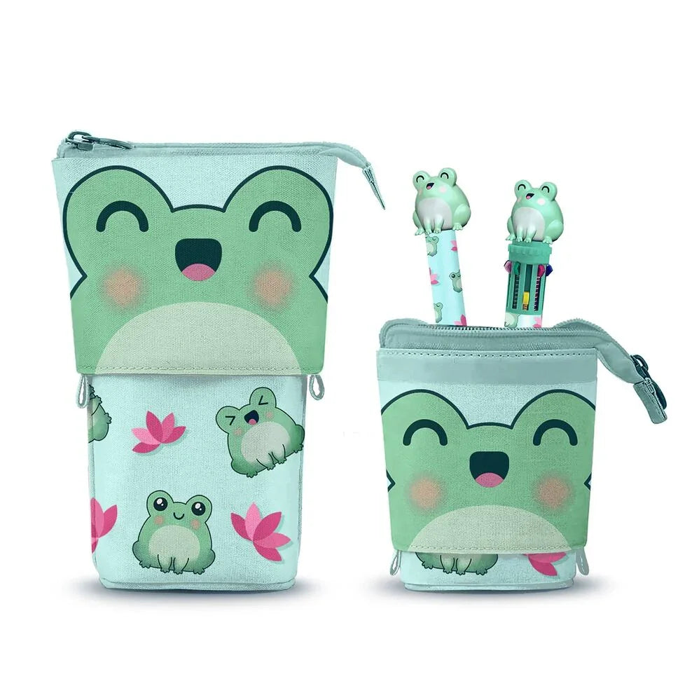 Oh My Pop! Frog - Astuccio con Penna 10 Colori ed Erasable Pen Nerdscape