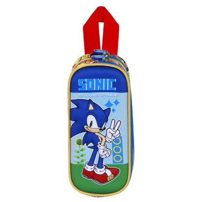 Sonic The Hedgehog 3D double pencil case Nerdscape