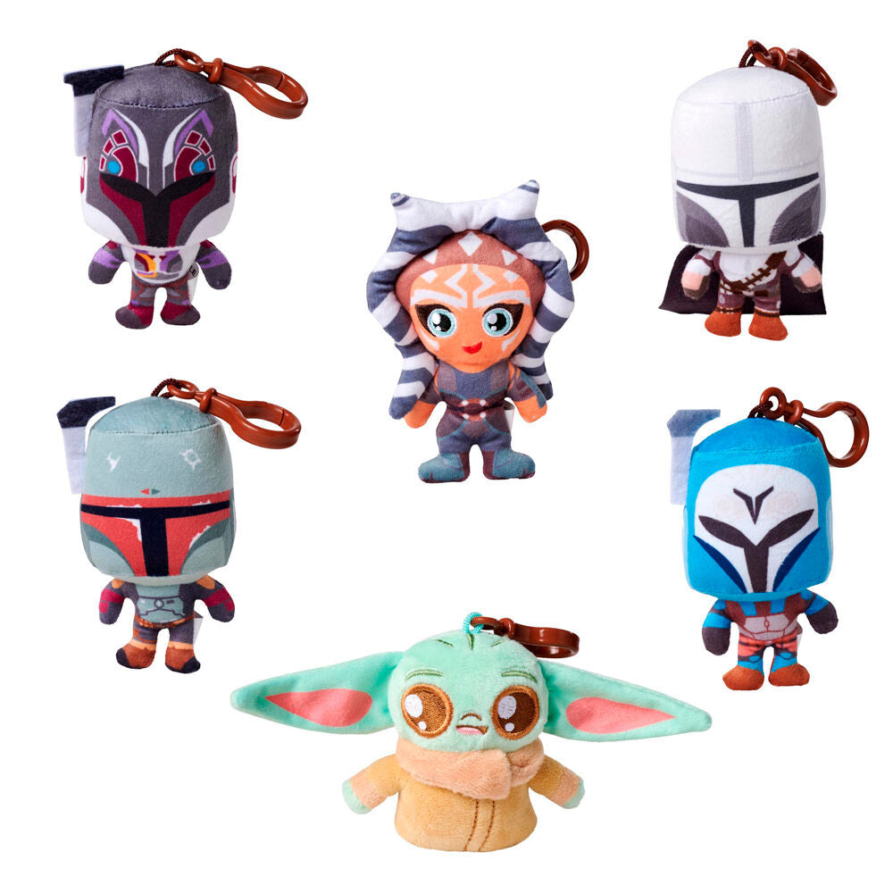 Star Wars Mandalorian assorted plush keychain 10cm Nerdscape