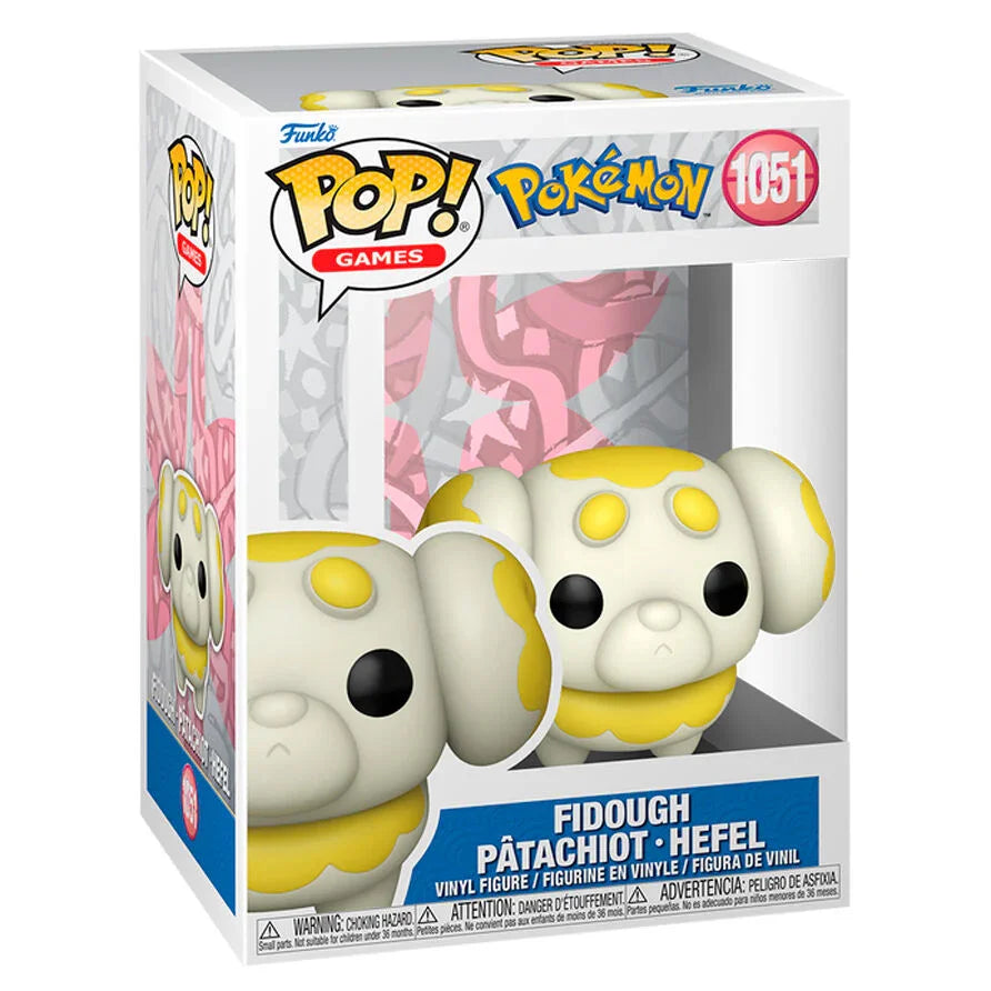 Funko Pop! Pokemon Fidough Patachiot Hefel - Figura da Collezione Vinyl Nerdscape