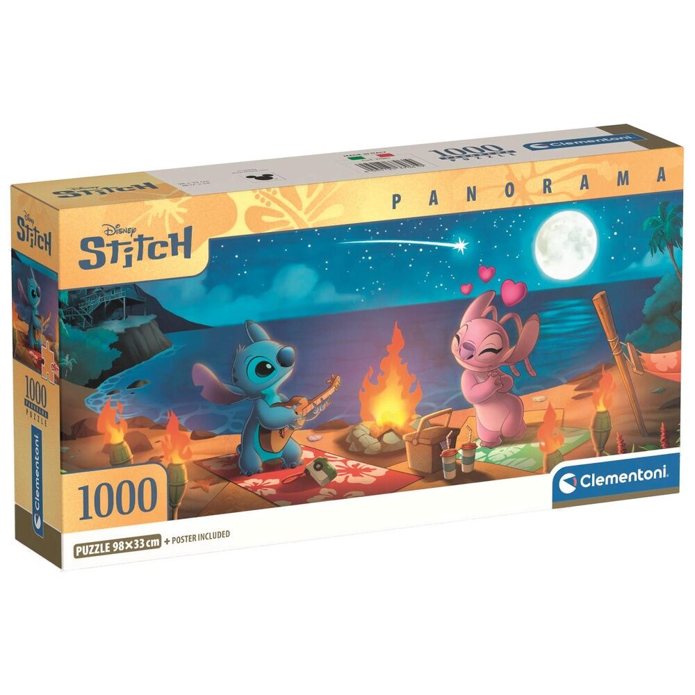 Disney Stitch Panorama puzzle 1000pcs Nerdscape