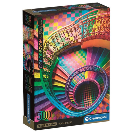 Color Boom Stairs puzzle 500pcs Nerdscape