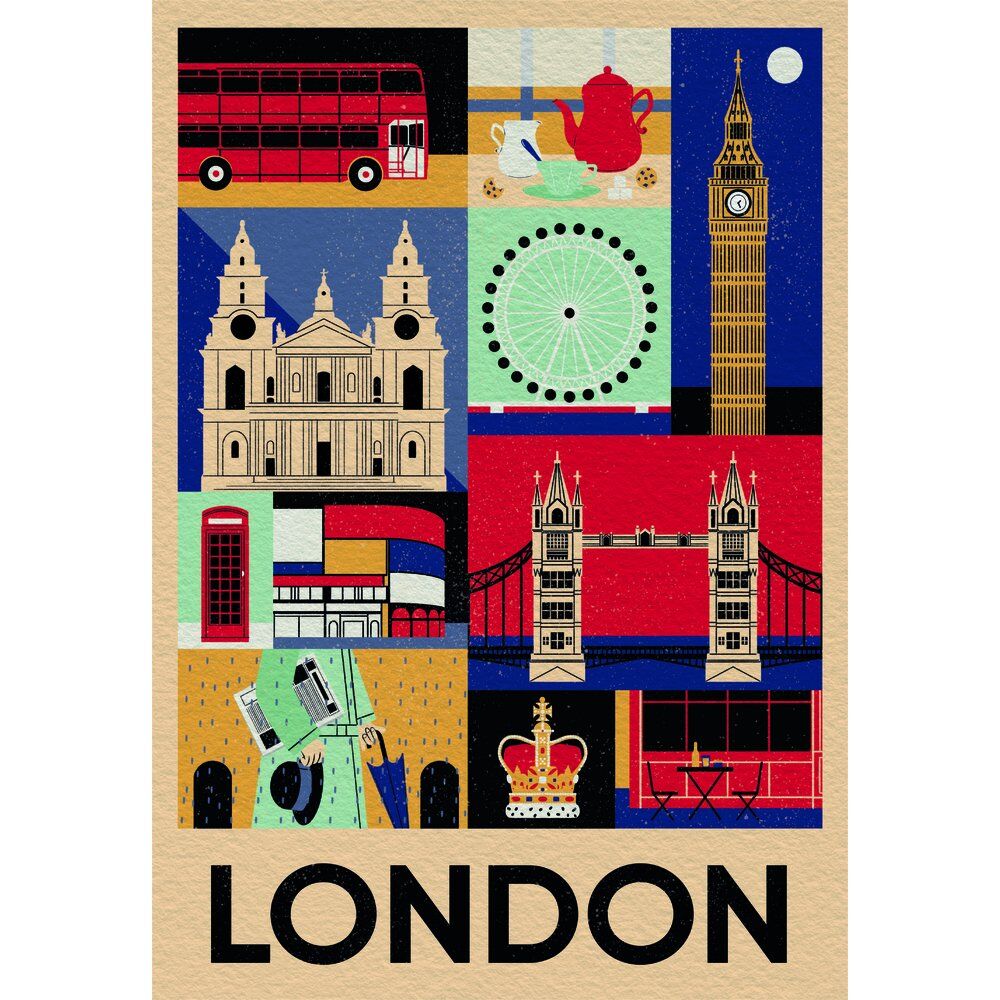 Style in the City London puzzle 1000pcs Nerdscape