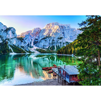 High Quality Emerald Lake Braies puzzle 1000pcs Nerdscape