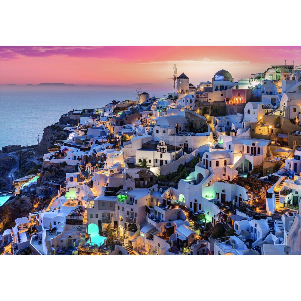 High Quality Shades of Santorini puzzle 1000pcs Nerdscape