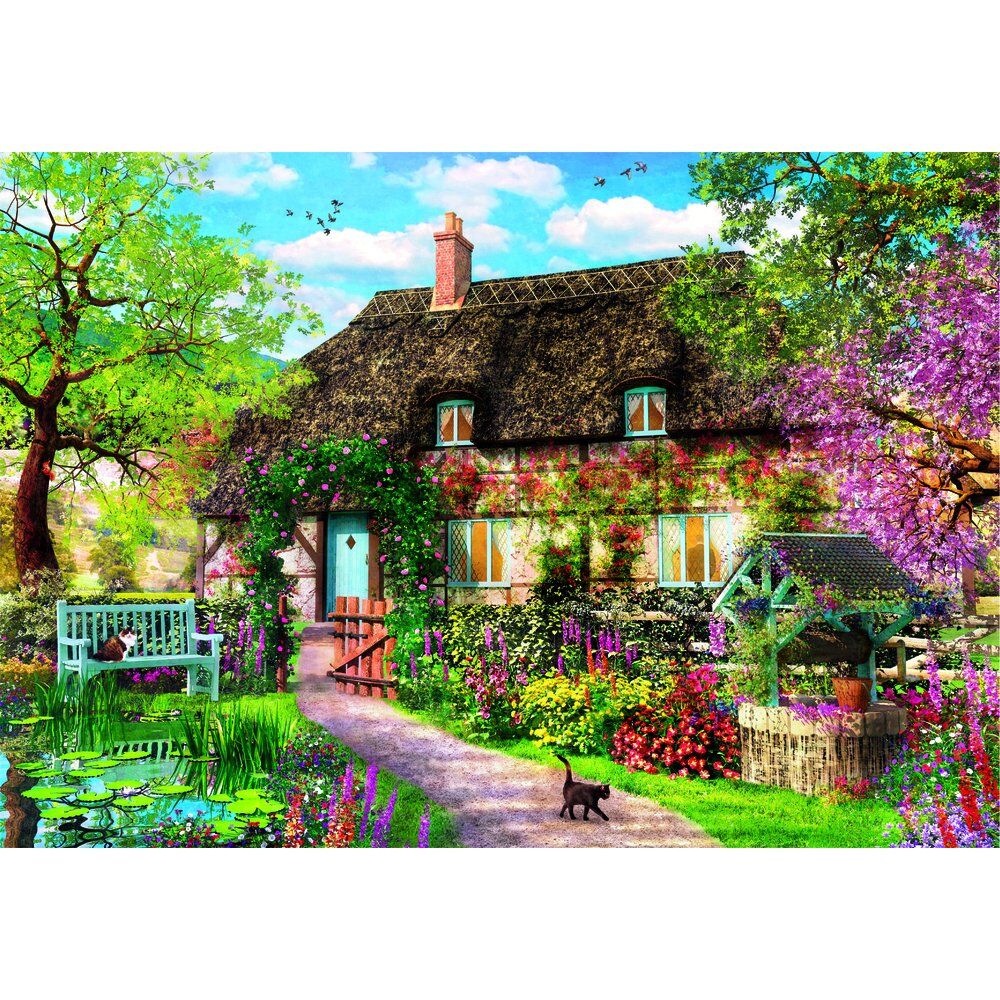 High Quality The Old Cottage puzzle 1000pcs Nerdscape