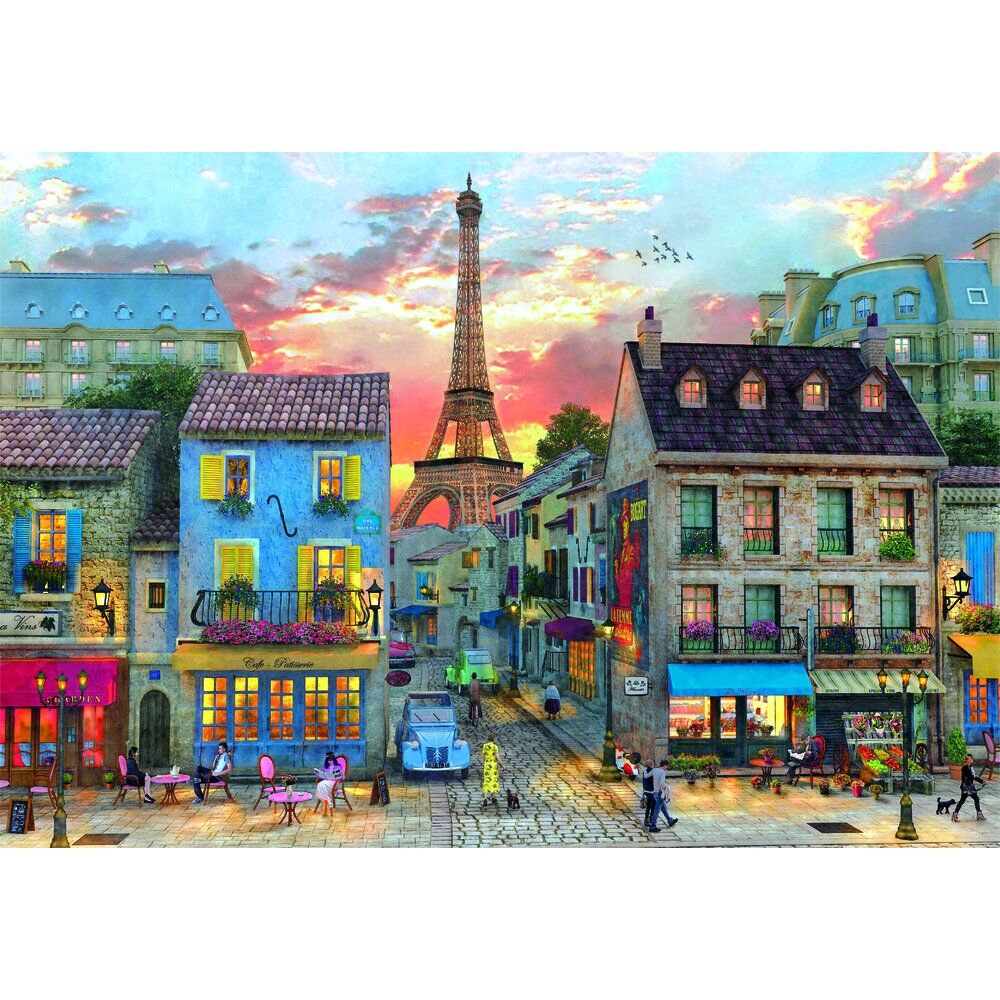 High Quality Streets of Paris puzzle 1000pcs Nerdscape