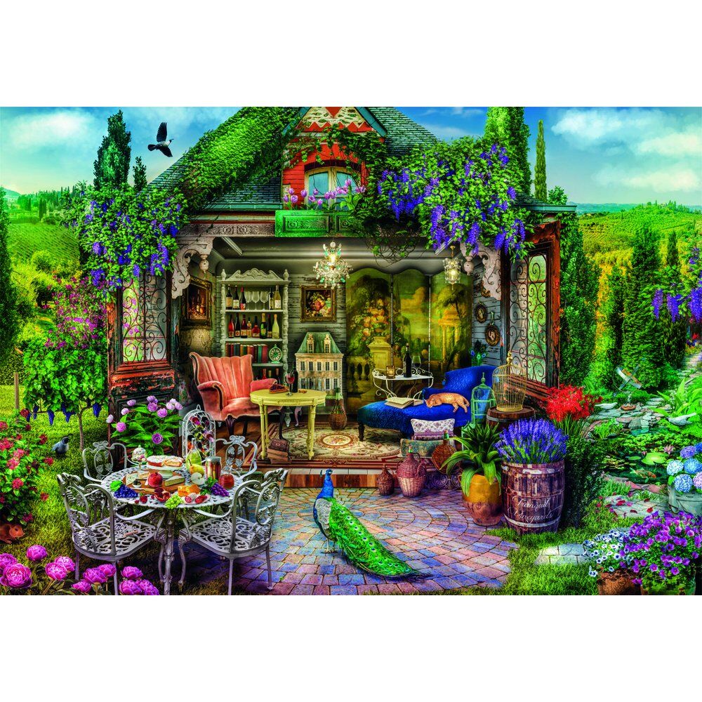 High Quality Wine Country Escape puzzle 1000pcs Nerdscape