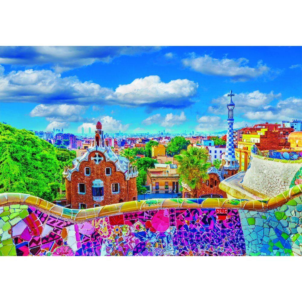 High Quality Park Guell Barcelona puzzle 1000pcs Nerdscape