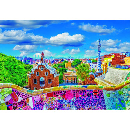 High Quality Park Guell Barcelona puzzle 1000pcs Nerdscape