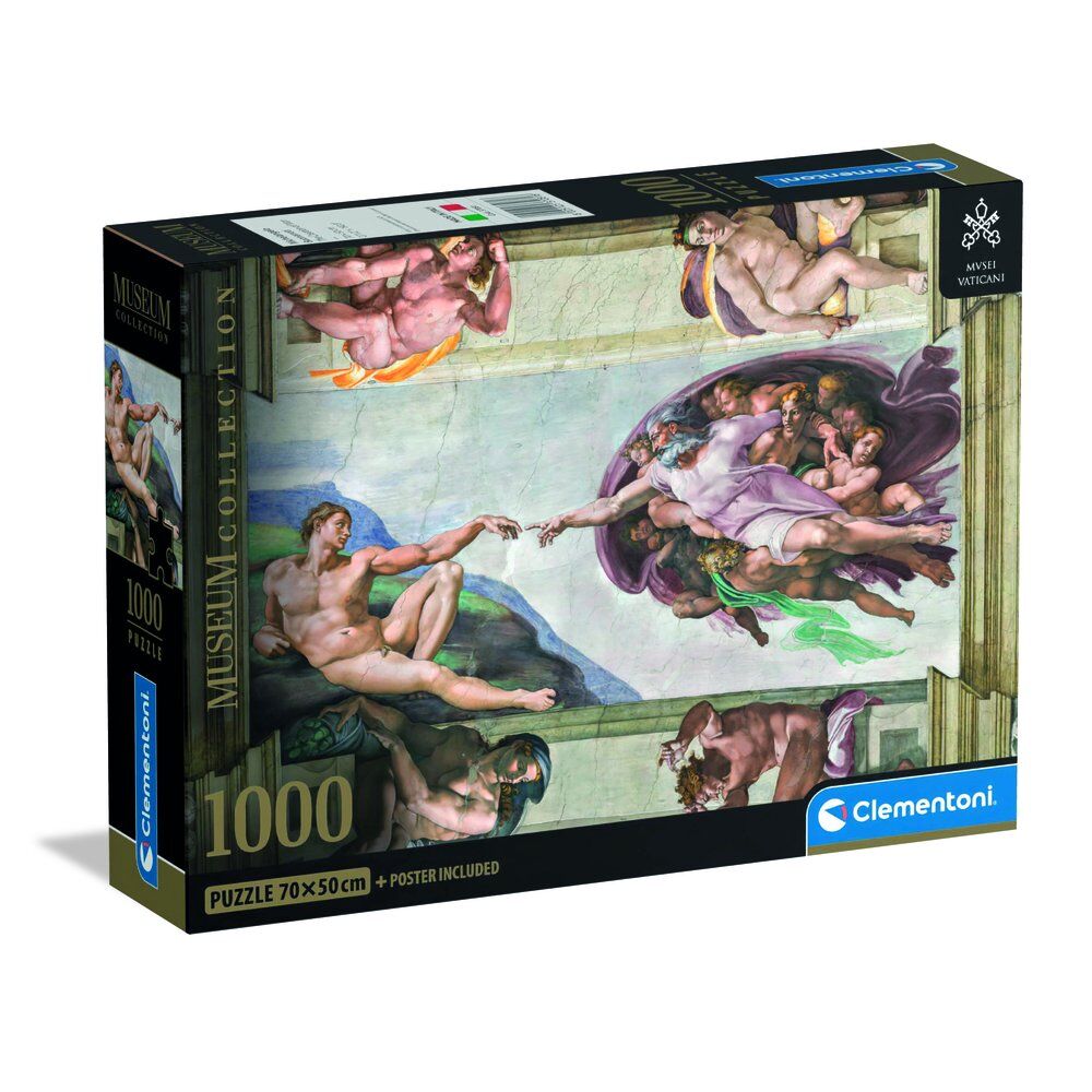 Museum Michelangelo The Creation of Man puzzle 1000pcs Nerdscape