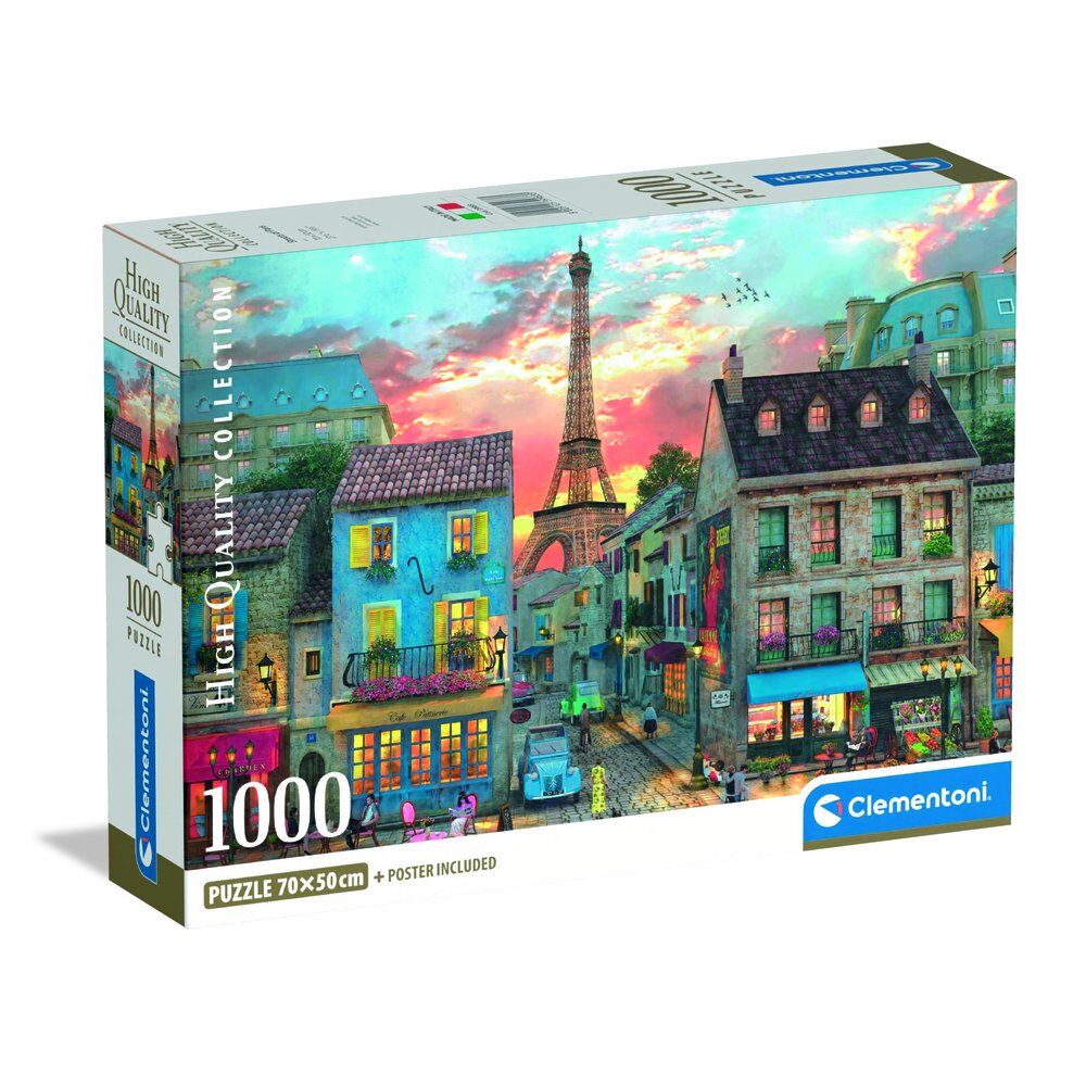 High Quality Streets of Paris puzzle 1000pcs Nerdscape
