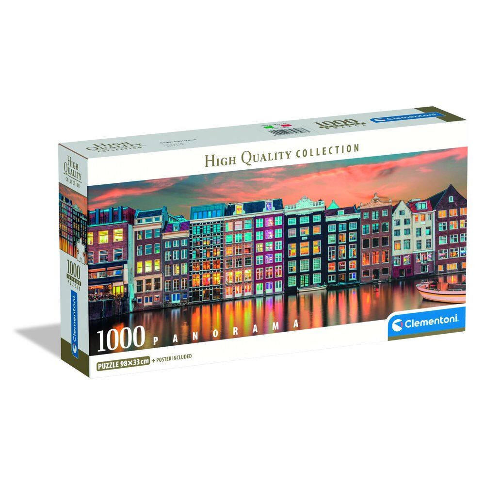 High Quality Bright Amsterdam Panorama puzzle 1000pcs Nerdscape